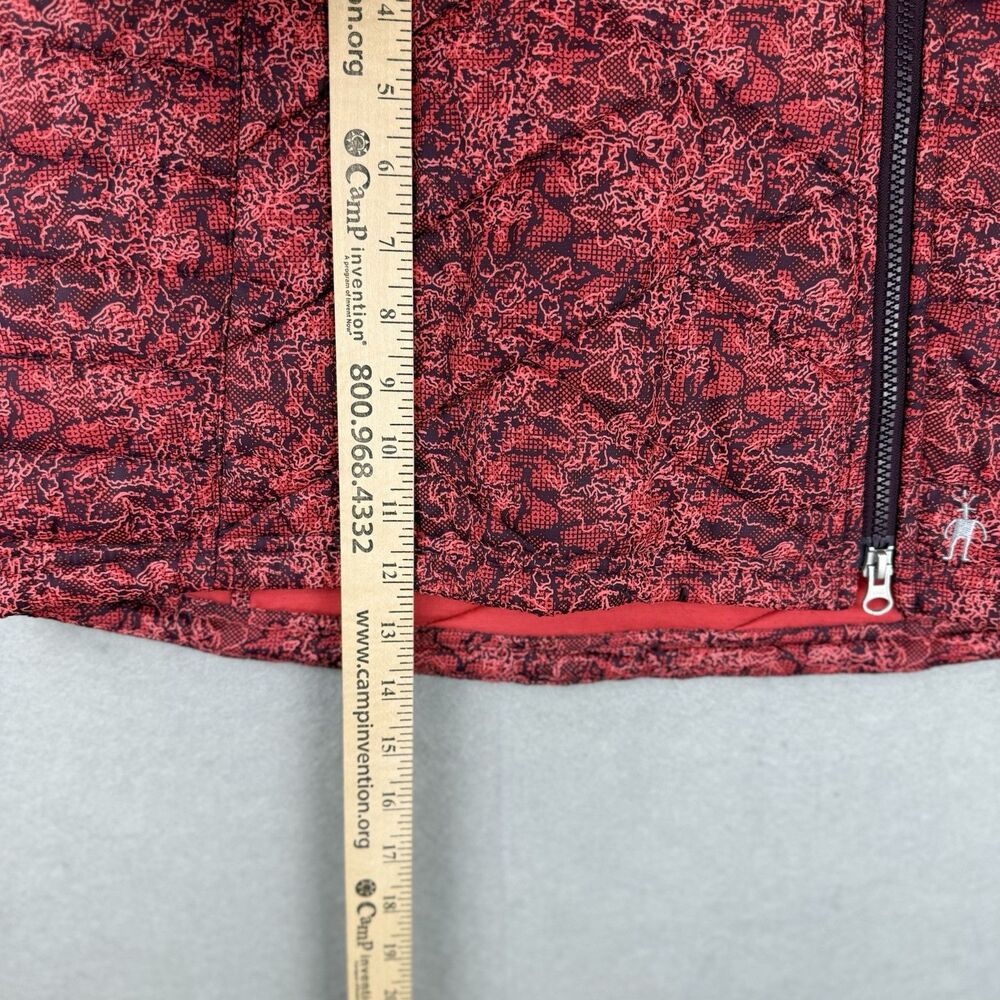 Smartwool Smartloft 120 Puffer Skirt coral pink snakeskin size XS zip front mini - Picture 6 of 7